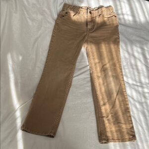 Cat & Jack Tan Straight-Leg Pants